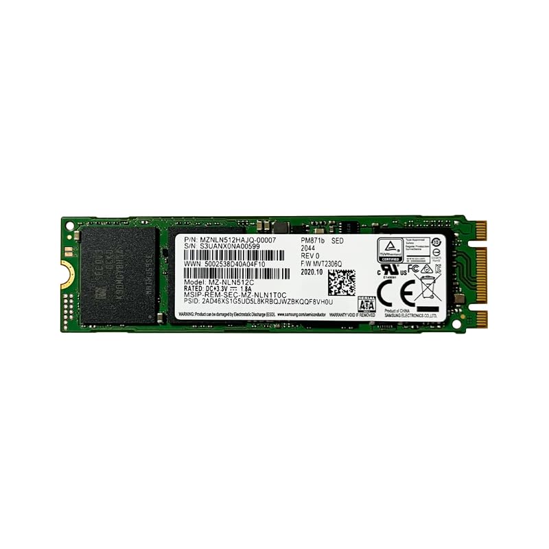 UMCCOU PM871b 512GB M.2 2280 SATA 6Gb/s SSD Solid State Drive